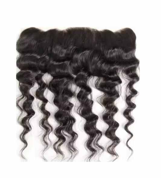 Raw Indian Wavy Transparent Frontal